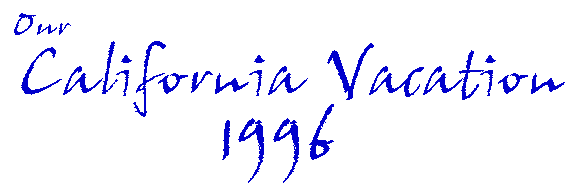 California Vacation 1996