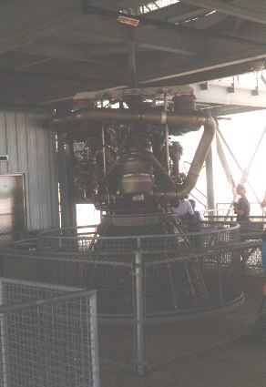 Rocket engine at the Observation Gantry
